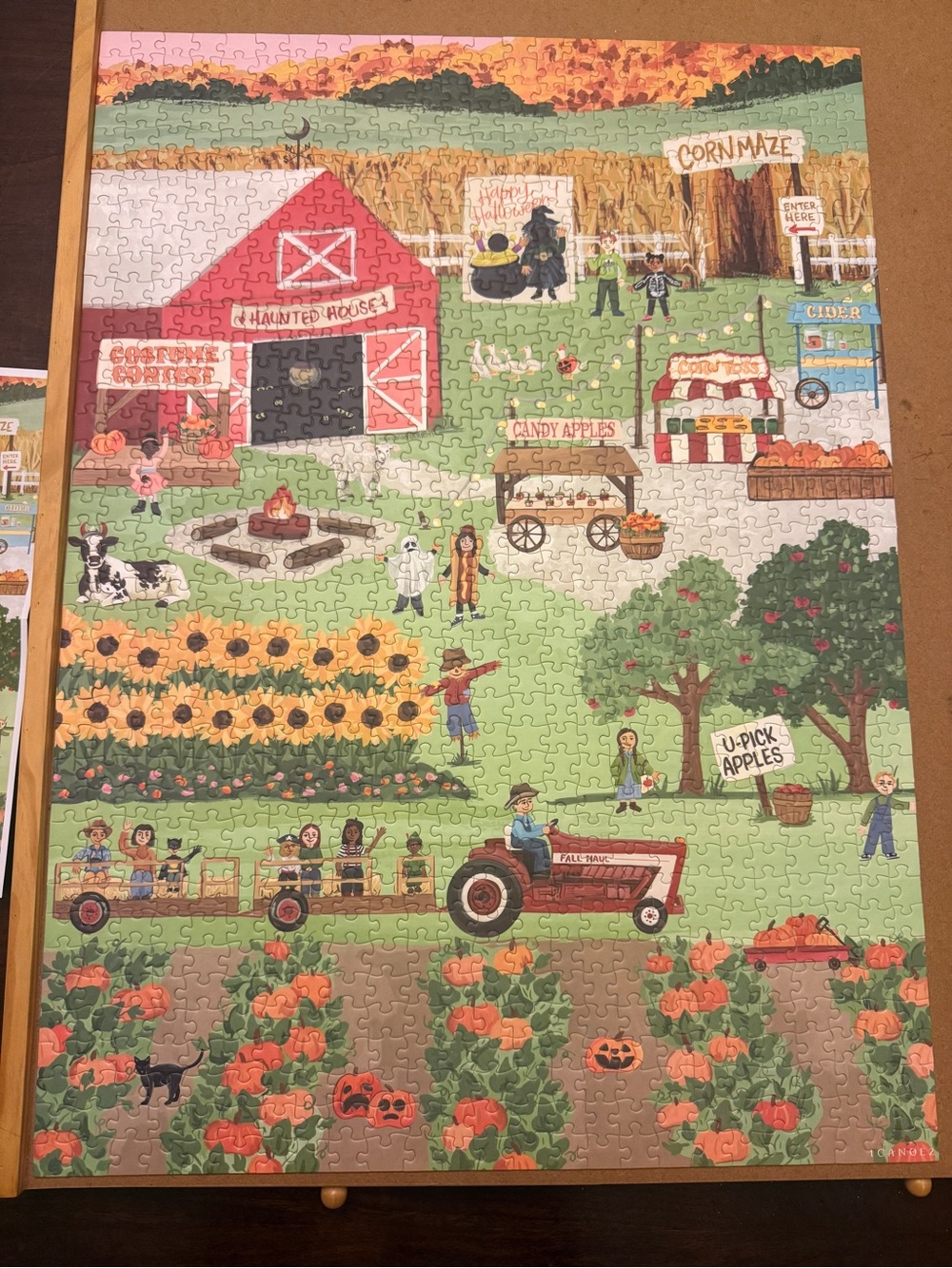 1Canoe2 Fall Festival Autumn Farm 1000 Piece Jigsaw Puzzle